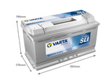 VARTA DYNAMIC SLI 95AH 800A 353X175X190MM -/+