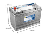 VARTA PROMOTIVE SLI 105AH 800A 330X172X238MM +/-