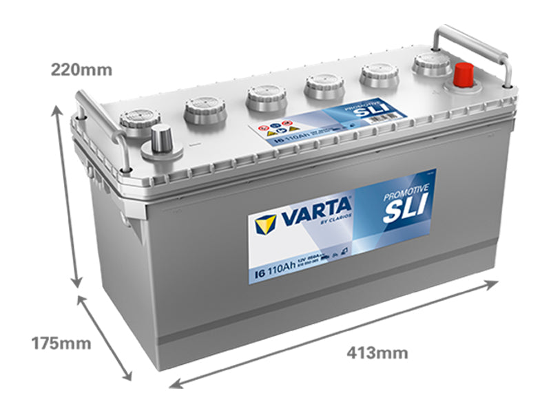 VARTA PROMOTIVE SLI 110AH 850A 413X175X220MM -/+