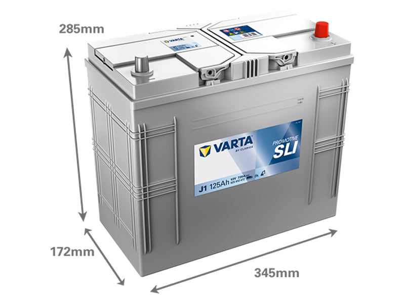 VARTA PROMOTIVE SLI 125AH 720A 345X172X285MM -/+
