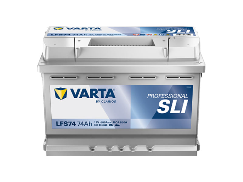 VARTA PROFESSIONAL STARTER 74AH 680A 278X175X190MM -/+
