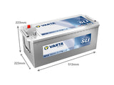 VARTA PROMOTIVE SLI 180AH 1000A 513X223X223MM +/-