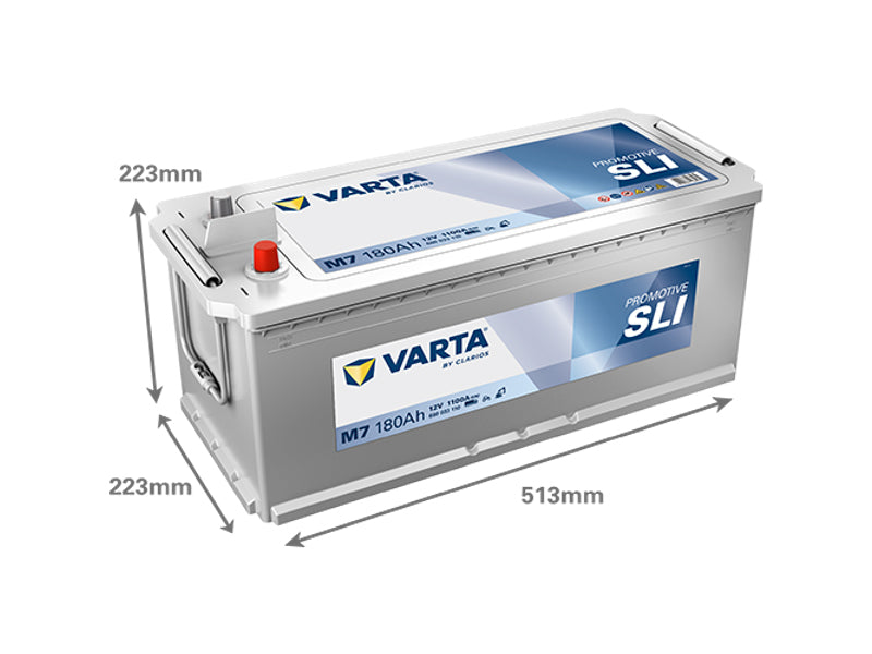VARTA PROMOTIVE SLI 180AH 1100A 513X223X223MM -/+