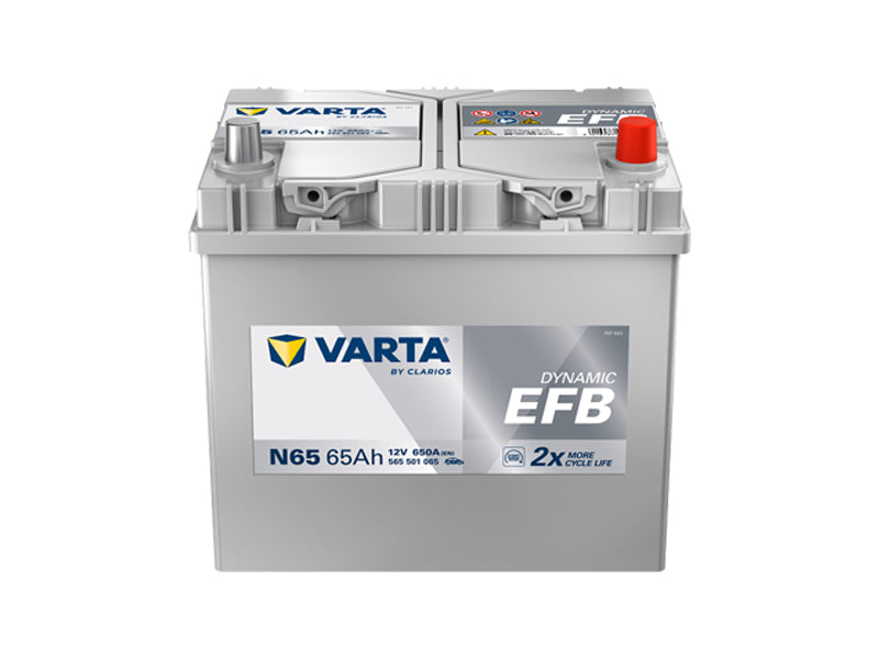 VARTA DYNAMIC EFB 65AH 650A 232X173X225MM -/+