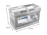 VARTA DYNAMIC EFB 80AH 800A 315X175X190MM -/+