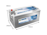 VARTA PROMOTIVE SLI 225AH 1150A 518X276X242MM +/-