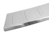 TAKAPUSKURIN LASTAUSSUOJA S.STEEL (BRUSHED)