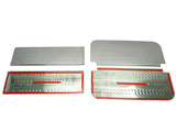 OVEN KYNNYSSUOJA 4 PCS. S.STEEL