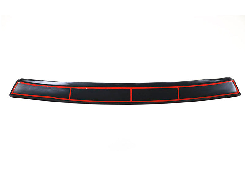TAKAPUSKURIN LASTAUSSUOJA (ABS-BLACK-BARN DOOR)