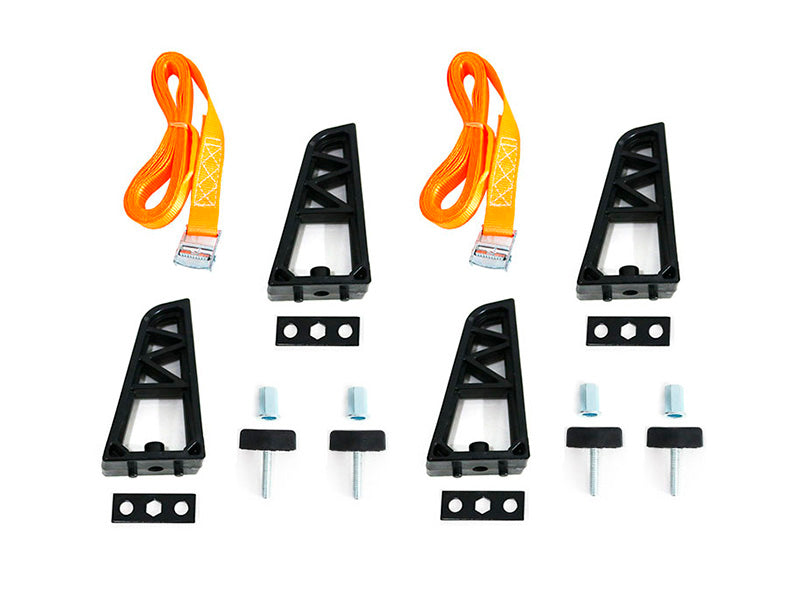 PLASTIC LOAD STOPPER 4 PCS. + STRAPS 2 PCS. (3M)
