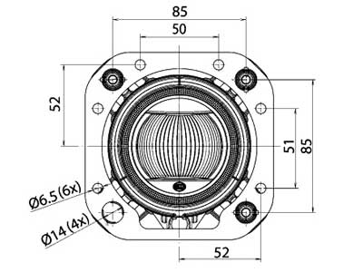 HELLA LED-MODUL KAUKOVALO 90MM 12/24V