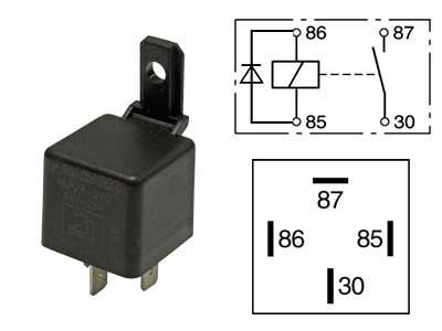 RELE 24V 22A 4-N. DIODILLA