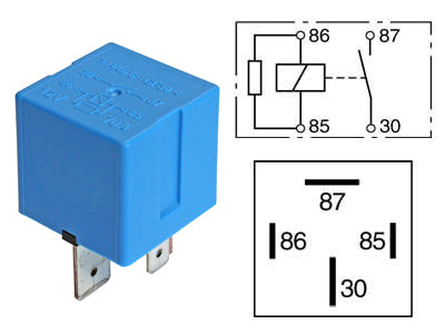 RELE 12V 70A 4N. 2 X 9.5 VASTUKSELLA