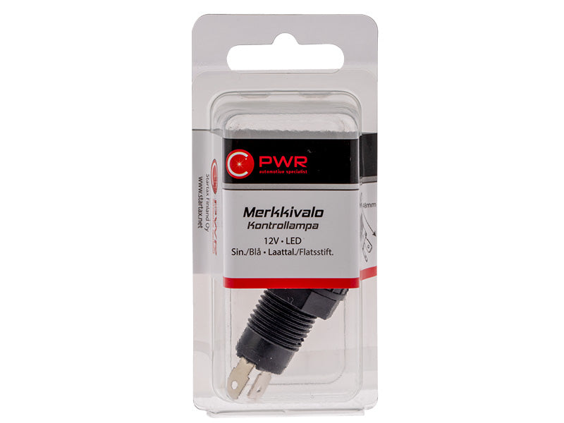 C-PWR MERKKIVALO 12V LED SIN. LAATTAL.