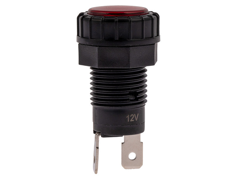 C-PWR MERKKIVALO 12V LED PUN. LAATTAL.
