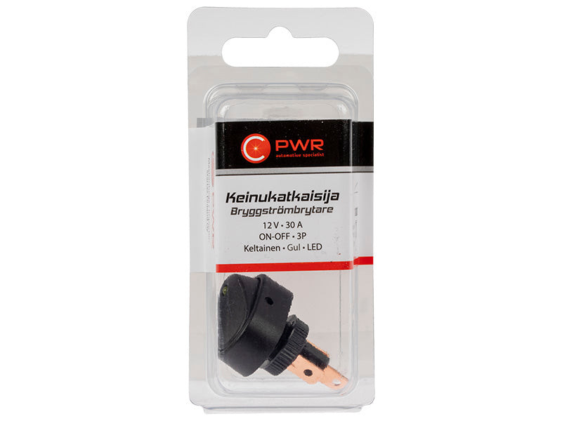 C-PWR KEINUKATKAISIJA OVAL 0-1 LED KELT