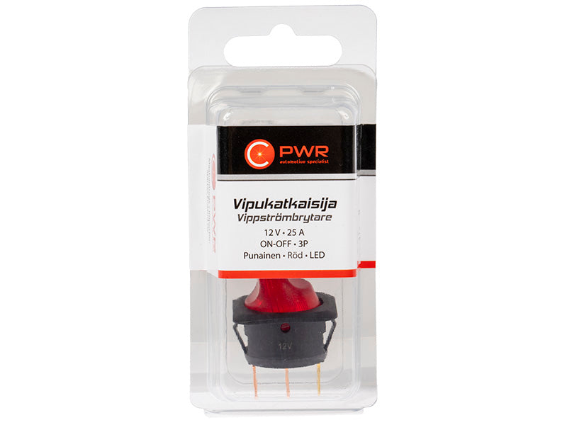 C-PWR VIPUKATKAISIJA PYÖREÄ 0-1 PUN (LED VIPU)