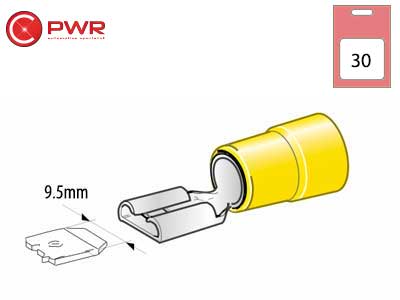 C-PWR LAATTALIITTIMET 30KPL KELT.9.5X1.1M NAARAS