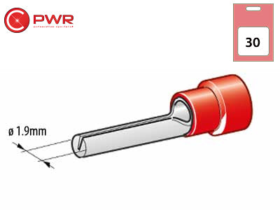 C-PWR PIIKKILIITTIMET PUN 30KPL 1.9/23MM