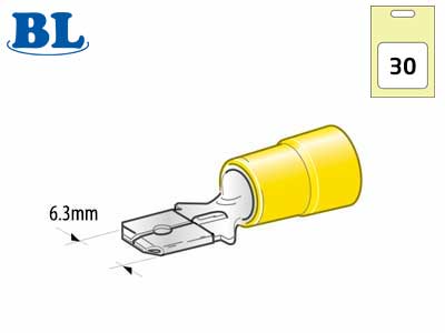 LIITIN KELTAINEN. 6.3MM UROS #