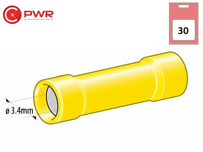 C-PWR PUTKILIITTIMET 30KPL 3.4/26MM