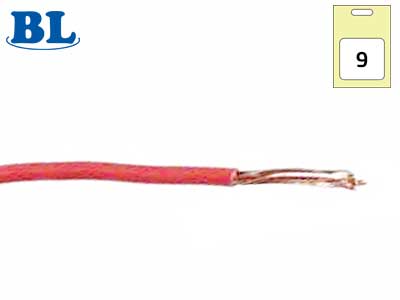 AUTOJOHTO PUNAINEN 9M 1X2,5MM