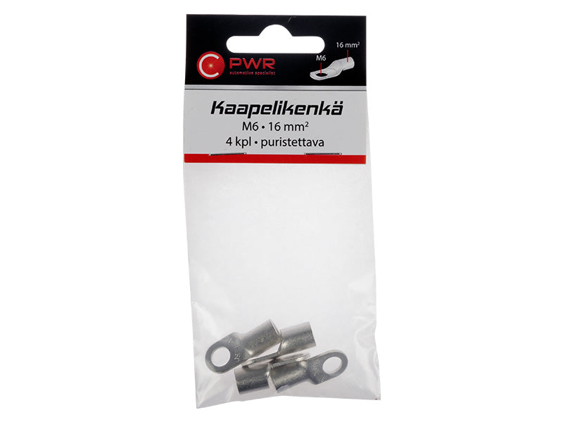 C-PWR KAAPELIKENKÄ M6 16MM2 4KPL PURISTETTAVA
