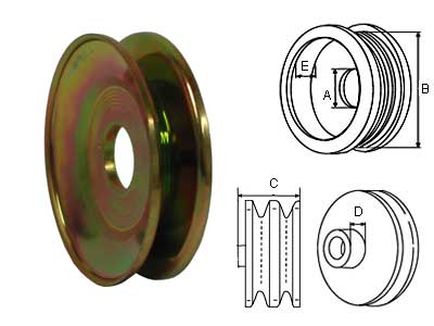 HIHNAPYÖRÄ 17/66MM 1X10