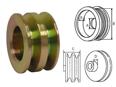 HIHNAPYÖRÄ 17/67MM  2X10