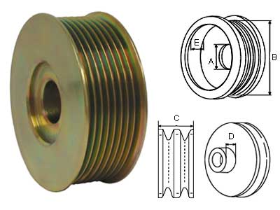 HIHNAPYÖRÄ 22,2/87MM 8-URA