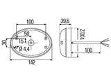 TAKAVALO HELLA AGROLUNA LED 12-24V
