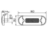 ÄÄRIVALO KIRKAS 12/24V 84,3X29,1MM