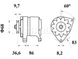 LATURI IA0305 12V 55A