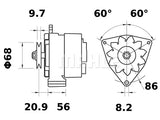 LATURI IA0499 12V 65A
