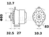LATURI MAHLE MG272 65A MF
