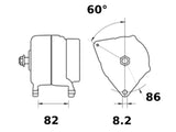 LATURI IA1203 12V 120A PERKINS