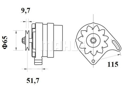 LATURI MAHLE MG21 65A LM TRACK