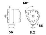 LATURI IA1078 12V 55A