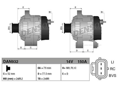 LATURI 150A DENSO