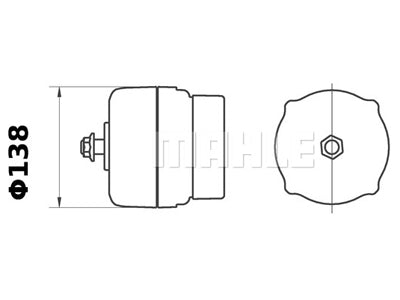 LATURI MAHLE IA0484 14V 80A KHD