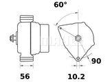 LATURI MAHLE IA1026 28V 55A KHD