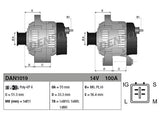 LATURI DENSO 12V 100A