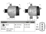 LATURI DENSO 12V 150A RANGE ROVER