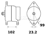 LATURI MAHLE IA1058 150A CASE,IH