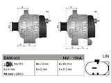 LATURI DENSO 12V 150A FIAT 500X/GIULIETTA/JEEP RENEGADE 14->