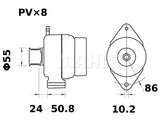 LATURI IA1286 12V 120A IVECO