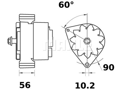 LATURI IA1321 12V 80A M-F