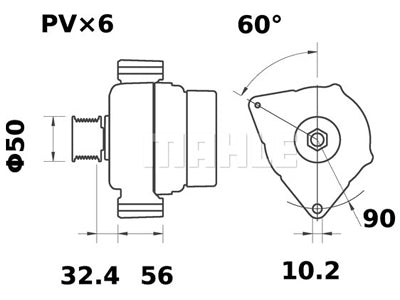 LATURI IA1524 12V 120A STEYR MARINE
