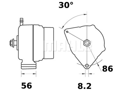 LATURI IA0670 12V 70A SAME