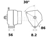 LATURI IA0670 12V 70A SAME
